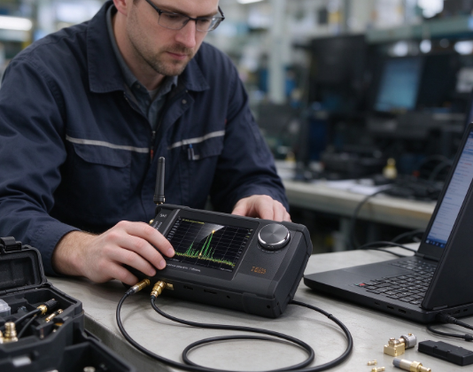 Signal Generator Spectrum Analyzer - SA5: draagbare, multifunctionele spectrumanalysator en RF-signaalgenerator,