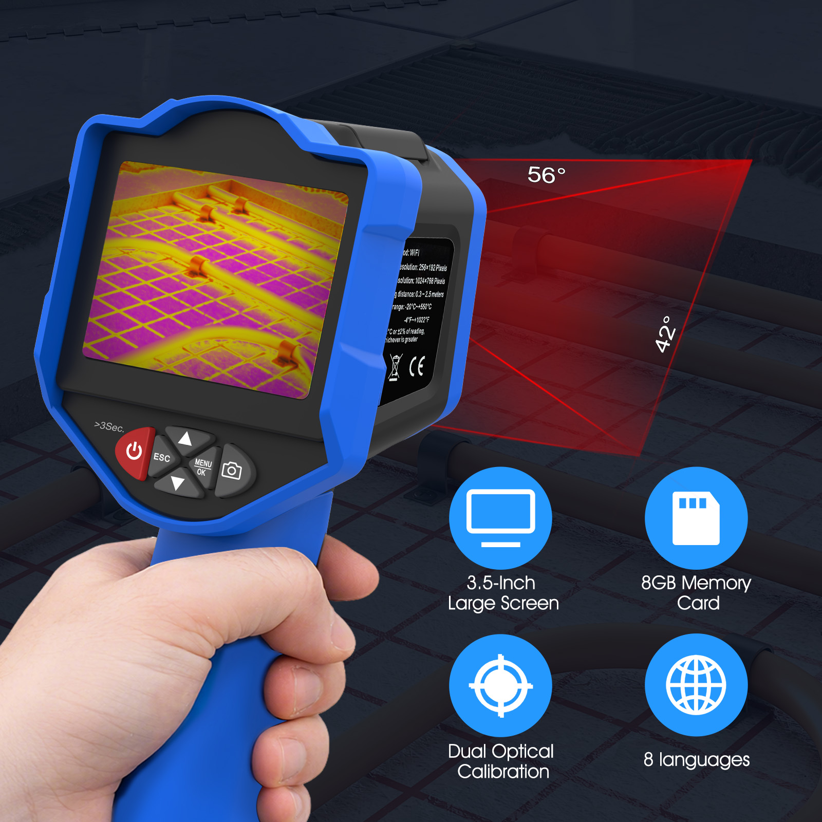 HoldPeak Warmtebeeldcamera 256 - Thermal Imaging Camera Pcb Repair recensie en prijs